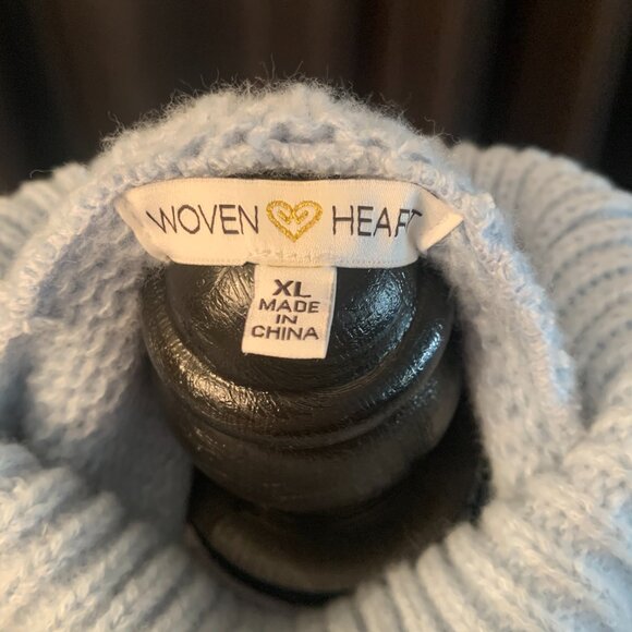 Woven Heart Sweater (NWT) XL - Picture 4 of 6
